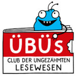 Club der ungezähmten Lesewesen, BZ Niedersachsen, VGH Stiftung, Übü, Illustration, Grafik, Text, Idee, Mitmachbuch, Characterdesign, Kinder Bücherei, Bibliothek, Anja Weiss, Illustration, Hannover, zeichnen, Logo
